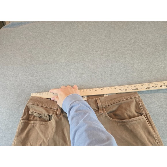 Flint & Tinder 365 Pants Mens 34x30 Brown Slim Fit Stretch Chino Huckberry - Picture 10 of 13